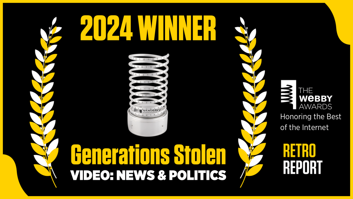 Generations Stolen Wins a Webby Award