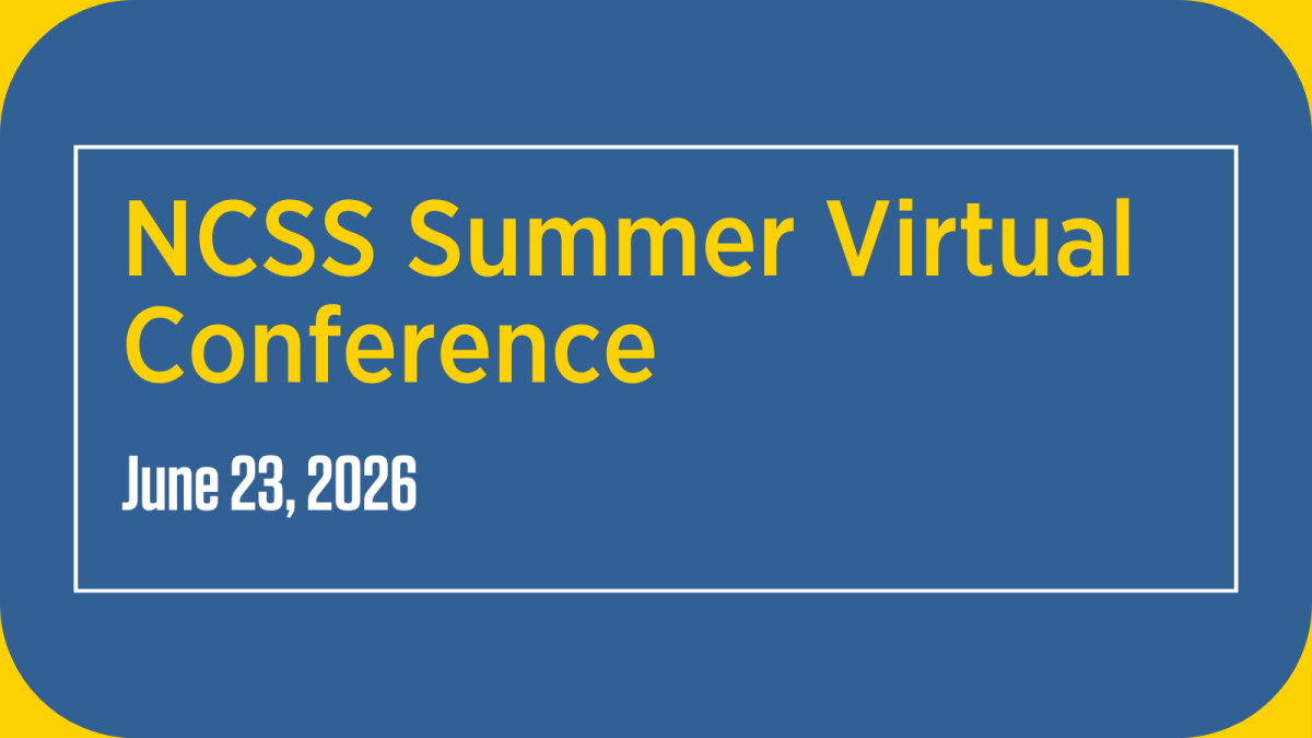 NCSS Summer Virtual Conference